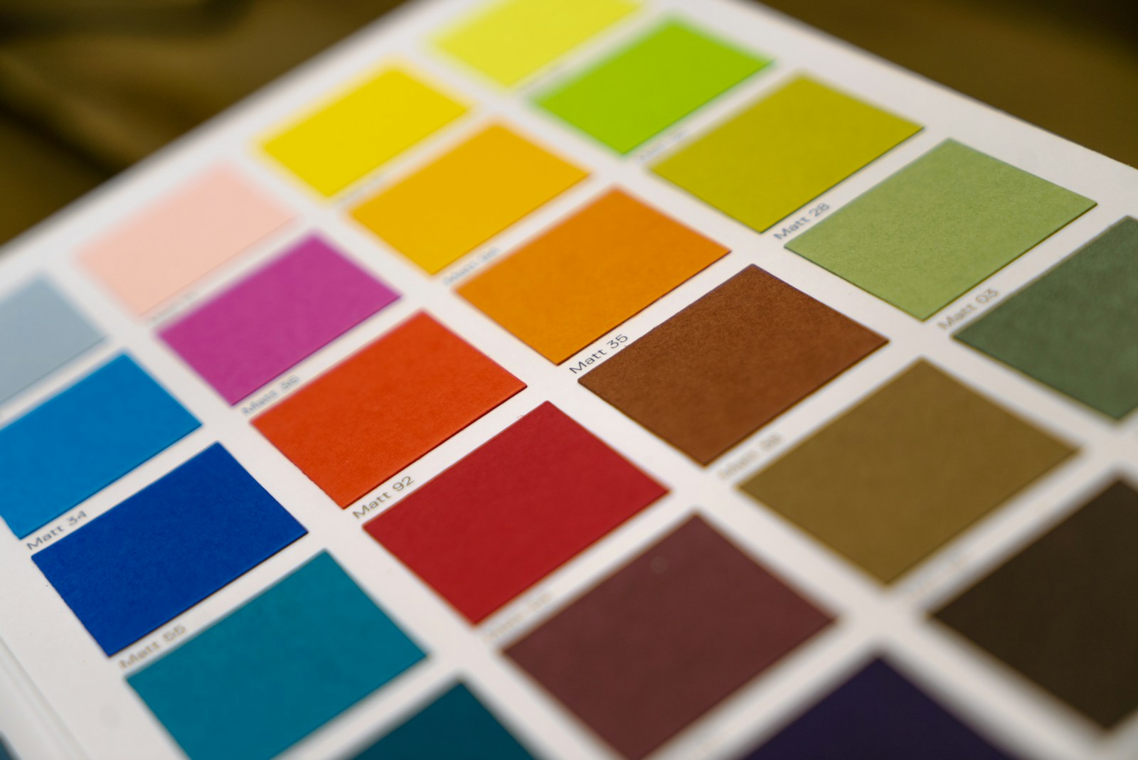 palette couleur