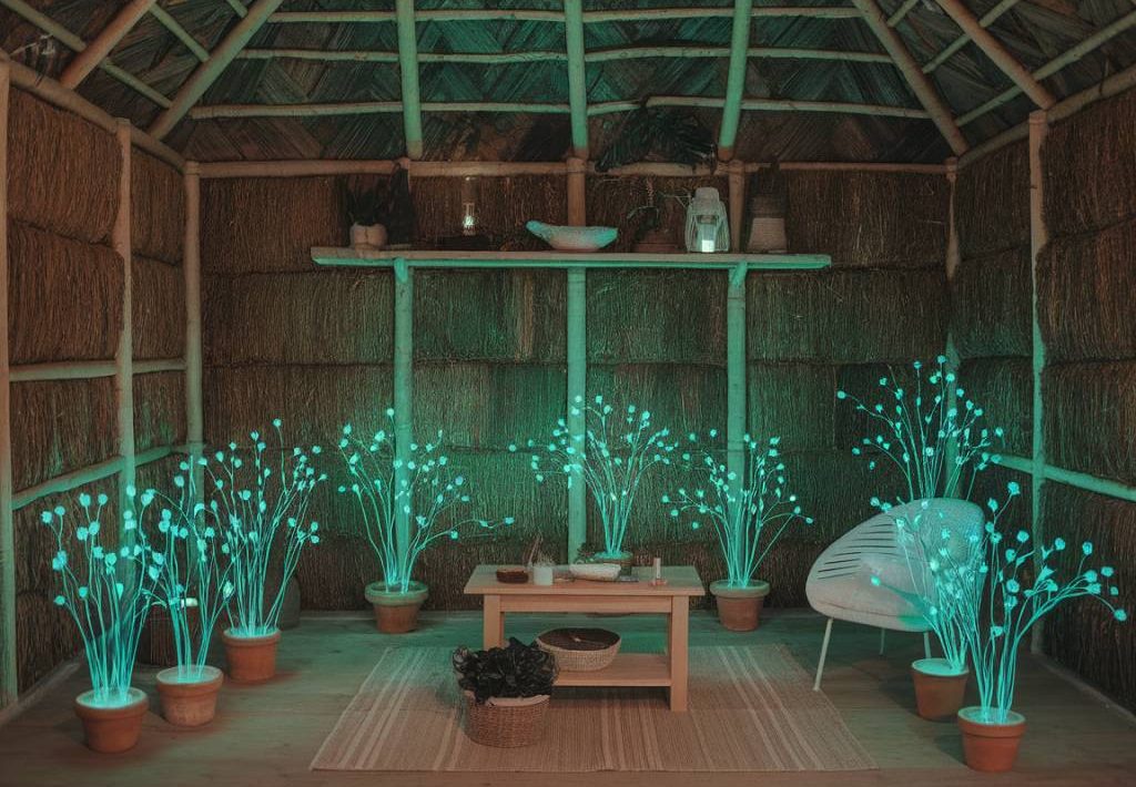 Réinventer l’éclairage naturel avec des plantes bioluminescentes pour une maison écologique