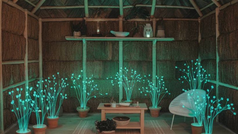 Réinventer l’éclairage naturel avec des plantes bioluminescentes pour une maison écologique