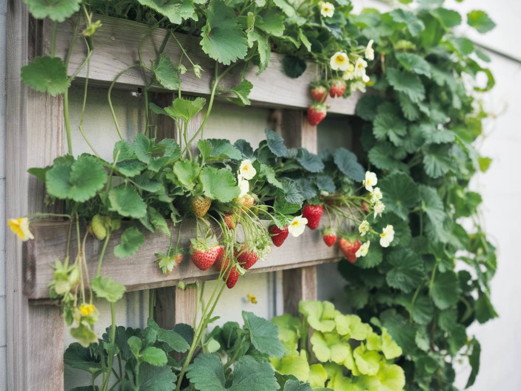 Créer un jardin vertical comestible pour allier design et alimentation saine