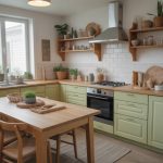 Créer une cuisine naturelle : allier matériaux durables et plantes aromatiques pour un espace sain