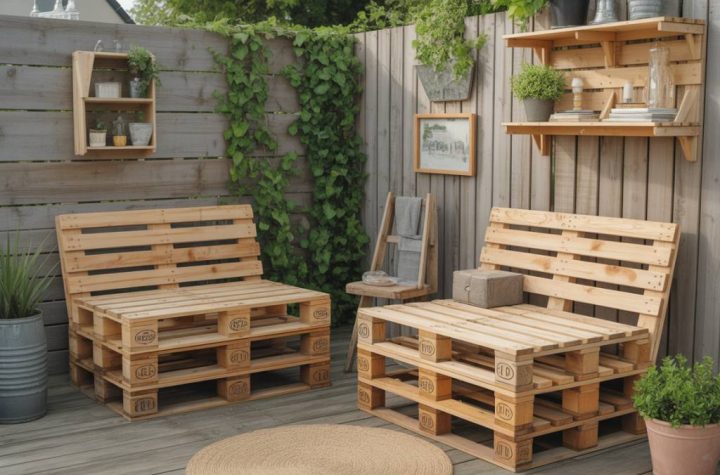 Creer du mobilier de jardin en palettes : tutos pas à pas, finitions écologiques et idées déco pour un extérieur économique