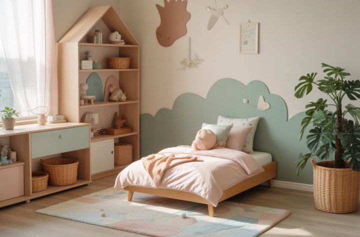 Aménager une chambre d’enfant naturelle : matériaux sains, couleurs apaisantes et plantes adaptées