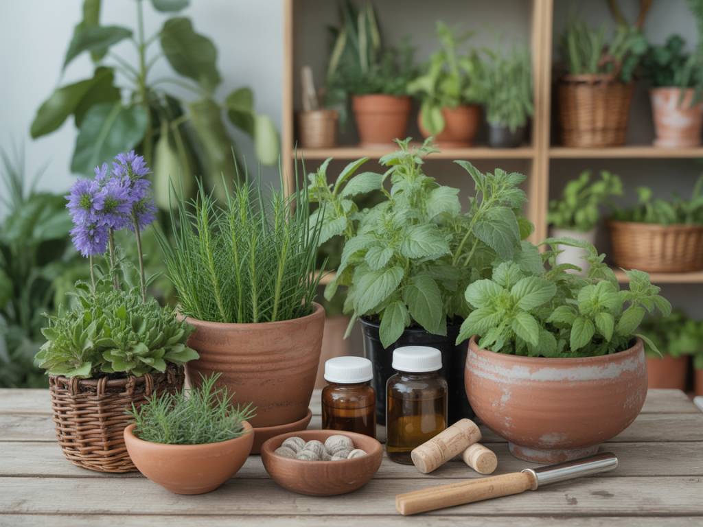 Créer une pharmacie verte à la maison : plantes médicinales faciles à cultiver et conseils d’utilisation