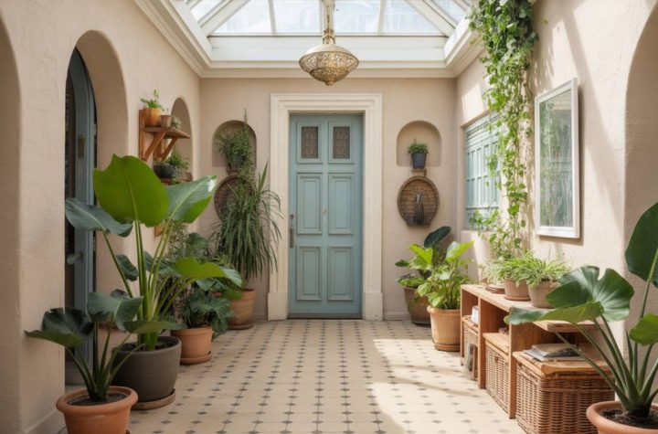 Aménager une entrée biophilique : transformer le hall de votre maison en oasis végétale saine et accueillante