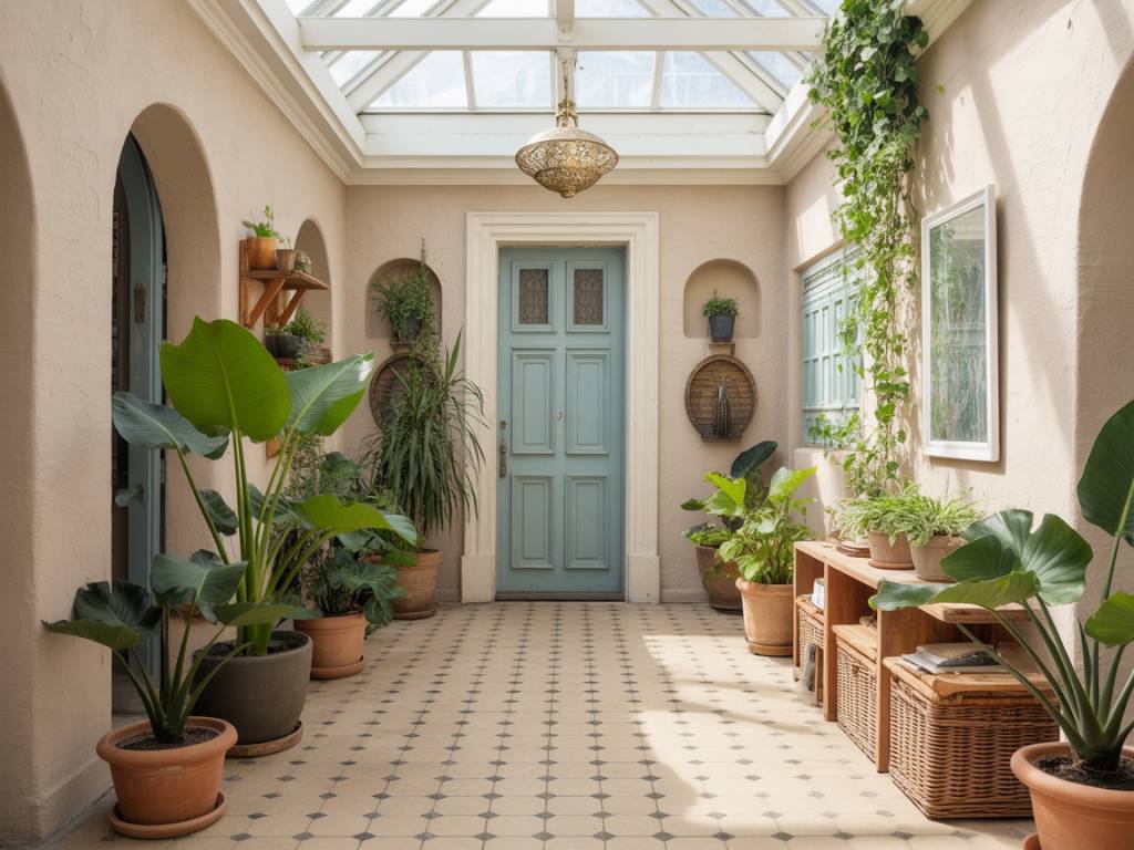 Aménager une entrée biophilique : transformer le hall de votre maison en oasis végétale saine et accueillante