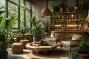 Aménager un salon de thé botanique : plantes, matières naturelles et ambiance zen pour un coin convivial